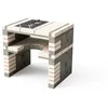 Image de MAESTRO FERRETERO MOVELAR - Module de béquille latérale à gaz California Plus XL pour barbecue de chantier préfabriqué (blanc, gris, 86,5 x 64 x 64 cm) - Utilisation en extérieur