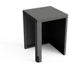 Image de TUOZI - Module d'angle KITAWAY (forme carrée) pour barbecue de chantier préfabriqué (noir, 63 x 63 x 63 cm) - Utilisation en extérieur