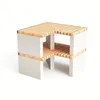 Image de MAESTRO FERRETERO MOVELAR - Module d'angle de Nazca pour barbecue préfabriqué (blanc, 95 x 95 x 95 cm) - Utilisation en extérieur
