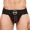 Image de Barcode Berlin Jockstrap ROKK Noir-Rouge