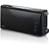 Image de HAEGER DARK SUN - Toaster in Schwarz, Multifunktions 1000W, extra langes Öffnungsfach (4,2 cm), elektronischer Wahlschalter mit 6 Positionen und mit Krümelschublade. Funktioniert mit LED-Licht