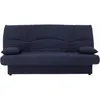 Image de Canapé convertible clic clac 3 places - Tissu Bleu foncé - L 190 x P 92 cm - DREAM - Style Contemporain