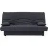 Image de Canapé convertible clic clac 3 places - Tissu Gris anthracite - L 190 x P 92 cm - DREAM - Style Contemporain