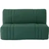 Image de Banquette BZ DREAM - Tissu 100% Coton vert forêt - Couchage 140x190 cm - Confort moelleux