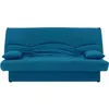 Image de Canapé convertible clic clac 3 places - Tissu Bleu canard - L 190 x P 92 cm - DREAM - Style Contemporain