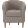 Image de Fauteuil fixe EVE coloris taupe