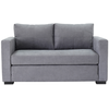 Image de Canapé droit convertible 2 places TOMMY coloris gris