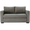 Image de Canape droit convertible 2 places TOMMY coloris taupe