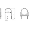 Image de DINEX Collier de serrage d'échappement 90105 B7 105mm 230mm 150mm