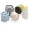 Image de Dantoy XHP-6030 Bio Stacking Cups,- Eco-Conscious Toys Made from Sugarcane - Made in Denmark,Black, 7 pcs