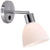 Image de Nordlux RAY - Glass/Chrome Dome Adjustable Wall Bracket