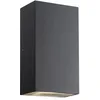 Image de Nordlux Applique murale extérieur LED Rold, IP54, Éclairage vers le haut et vers le bas, en Métal Noir, 3000K blanc chaud, 350lm