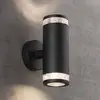 Image de Nordlux Applique d'extérieur Birk, à 2 lampes, noire