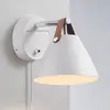 Image de DFTP by Nordlux Applique murale Strap avec lanière en cuir, blanche