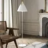 Image de DFTP by Nordlux Lampadaire Strap en métal avec bande en cuir, blanc