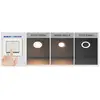 Image de Nordlux Plafonnier encastré LED Clyde, blanc chaud, Ø 8 cm