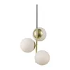 Image de Nordlux LILLY E14 IP20 Suspension Verre Opale Blanc Laiton