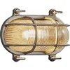 Image de Nordlux Helford Applique murale d'extérieur en verre mat et nickel E27 IP64