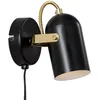 Image de LOTUS E14 IP20 Applique murale Noir/doré