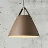 Image de DFTP by Nordlux Suspension Strap avec abat-jour métallique beige, 27 cm