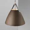 Image de DFTP by Nordlux Suspension Strap avec abat-jour métallique beige, 36 cm