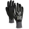 Image de OX-ON FLEXIBLE ADVANCED 1904 Gants de travail en noir I 12 paires de gants de protection imperméables et oléophobes avec double revêtement I Poignée ferme et précise I Certification EN I Taille 9