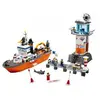 Image de LEGO - Le bateau et la tour de contrôle des garde-côtes en occasion ou reconditionné