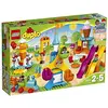 Image de LEGO 10840 Duplo Ma Ville Le Parc d'attractions, Jeu de Construction incluant Un Train et des toboggans