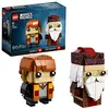 Image de LEGO BrickHeadz Ron Weasley & Albus Dumbledore 41621 Kit de Construction