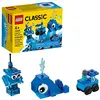 Image de LEGO 11006 Classic Briques Créatives Bleues, Jeu Éducatif pour Enfants +4 Ans, Set avec Jouet Robot, Train et Baleine