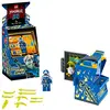 Image de LEGO NINJAGO, Avatar Jay - Capsule Arcade, Set de jeu portatif, Jouets de collection Prime Empire Ninja pour enfants, 104 pièces, 71715