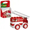 Image de LEGO® Duplo® Mes 1ers Pas - Le Camion de Pompiers, Jouet pour Tout-Petits Fille et Garçon 1½ Ans Et Plus, 6 Pièces de Construction - 10917