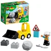 Image de LEGO 10930 Duplo Le Bulldozer, Jouet Engins De Chantier, Enfant de 2 Ans Et Plus, Jeu Motricité Fine pour Garçons Et Filles