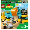 Image de LEGO® DUPLO® 10931 Le camion et la pelleteuse en occasion ou reconditionné