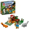 Image de LEGO 21162 Minecraft Aventures dans la taïga - Inclut un squelette, un loup, un renard et le personnage Steve de Minecraft