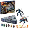 Image de LEGO 76156 Marvel L’Ascension du Domo: Jouet de Construction de Vaisseau Spatial Super-Héros du Film Les Éternels, avec 2 Figurines Déviants, Idée Cadeau pour Fans de Marvel et Les Éternels