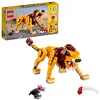 Image de LEGO 31112 Creator 3 en 1 Le Lion Sauvage, Autruche, Phacochère, Figurines Animaux Jouet pour Enfants dès 7 Ans