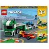 Image de LEGO® Creator 3 en 1 31113 Transporteur de voitures de course en occasion ou reconditionné