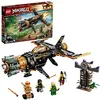 Image de LEGO 71736 Ninjago Le Jet Multi-Missiles, Jouet Avion avec Prison et Figurine Ninja Kai en Or à Collectionner, pour Garçons et Filles de 8 Ans et Plus