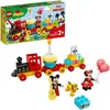 Image de LEGO® 10941 DUPLO Disney Le Train d’Anniversaire de Mickey et Minnie Jouet pour Enfant de 2 ans et plus avec Train et Figurines