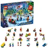 Image de Lego 60303 City Calendrier de l’Avent Jouet 2021, Mini-Jouets à Collectionner, Enfants dès 5 Ans, avec Tapis et Minifigures