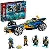 Image de LEGO 71752 Ninjago Le Bolide Ninja sous-Marin Set de Construction, sous-Marin et Voiture avec Mini Figurines de Cole et Jay