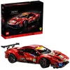 Image de LEGO 42125 technic Ferrari 488 GTE AF Corse #51, modèle Authentique de la Voiture de Course d Endurance à Exposer, pour Adultes