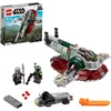 Image de LEGO 75312 Star Wars Le Vaisseau de Boba Fett: Set avec 2 Figurines, Idéal pour Les Fans de La Saga Star Wars, Jouet pour Enfants de 9 Ans et Plus, Cadeau de Collection pour Fans de Boba Fett