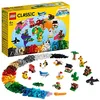 Image de LEGO 11015 Classic Briques créatives « Autour du Monde » Jeu de Construction avec 15 Figurines d’Animaux