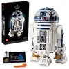 Image de LEGO Star Wars Droïde R2-D2 Set de Construction Pour Adultes de 2413 Pièces, Modèle à Exposer de Collection Avec Sabre Laser de Luke Skywalker, Cadeau Mémorable Pour Hommes et Femmes 75308