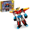 Image de LEGO 31124 Creator 3 en 1 Le Super Robot, Se Transforme en Dragon et en Avion à Réaction, Jouet de Construction Créatif pour Les Enfants de 7 Ans et Plus