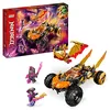 Image de LEGO 71769 Ninjago Le Bolide Dragon de Cole: Aventure d'action avec Jouet de Voiture, Minifigurine de Kai, Cole Doré et Aspheera, Ensemble de Construction Inspiré par la Série TV Cristallisés