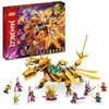 Image de LEGO 71774 Ninjago L’Ultra Dragon d’Or de Lloyd: Set Ninja, Jeux créatifs, Jouet avec Figurines Kai et Zane, Cadeau Garçons et Filles