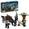Image de LEGO 76400 Harry Potter La Diligence et Les Sombrals de Poudlard, Jouet et Minifigurine de Chevaux et de Calèche pour Enfants de 7 Ans et Plus